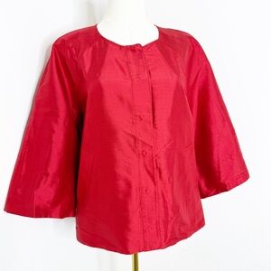 Talbots Petites Pure Silk Jacket – Size 14P (Vintage)